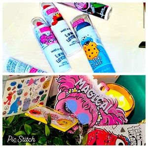 wet n wild x Sesame Street lip bundle—lips + face + eyes